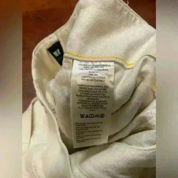 The Colette Cropped Wide-leg Pants Linen edition size 27 - Picture 3 of 6